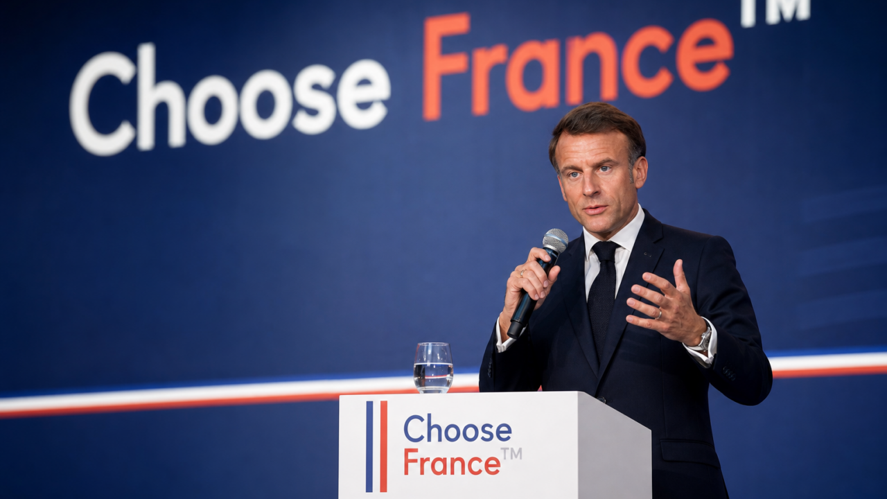Choose France investment summit speech