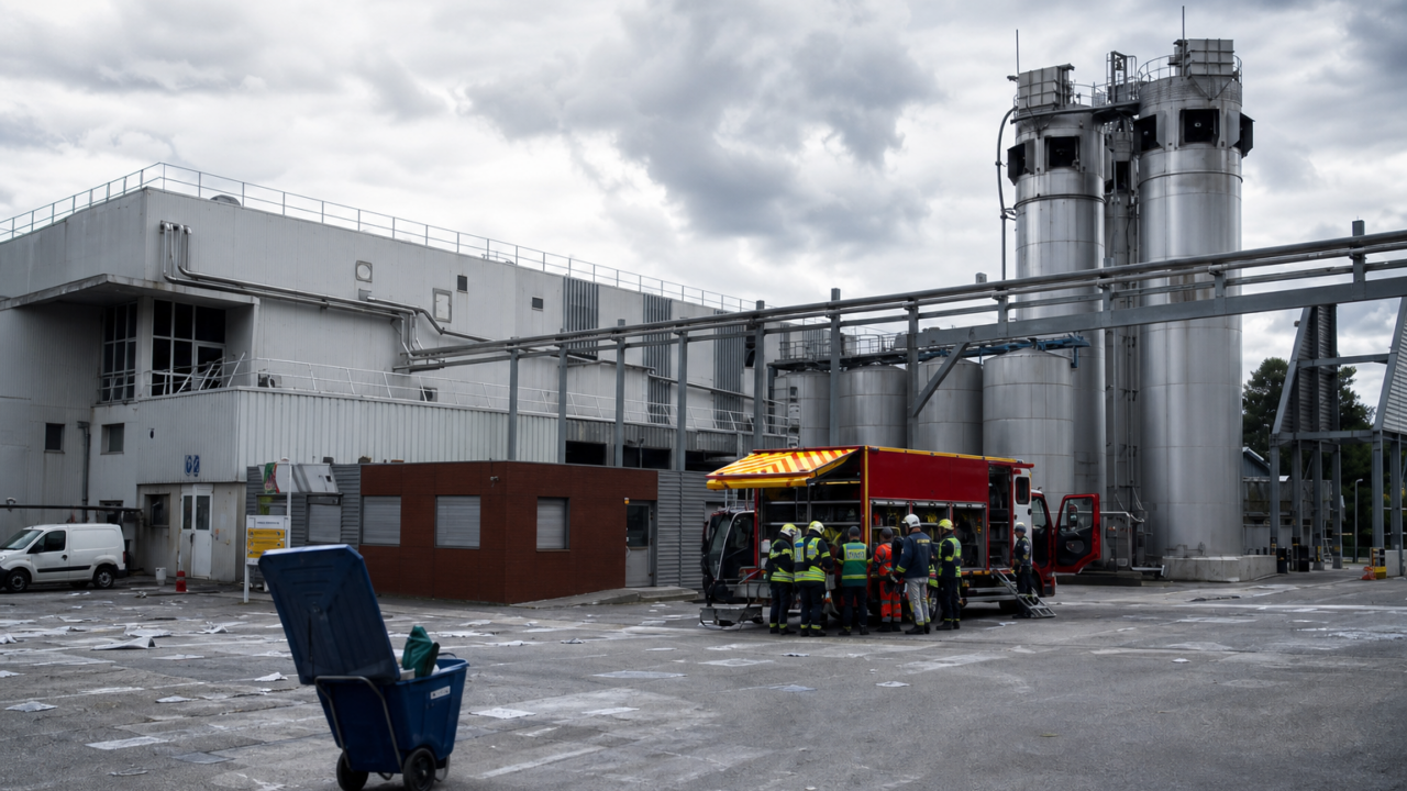 Teisseire factory emergency response