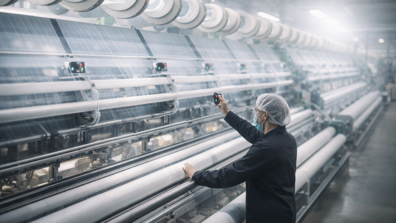 Medical textiles production line