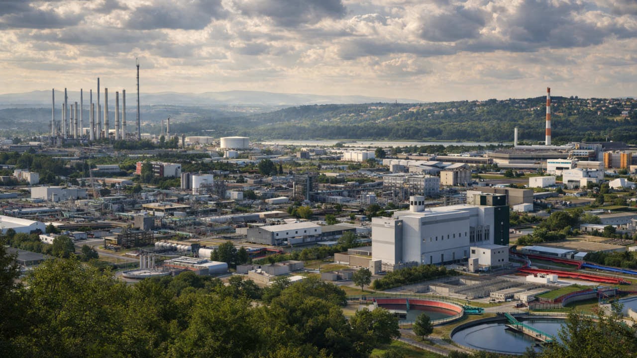 Polytechnyl chemical valley in Lyon
