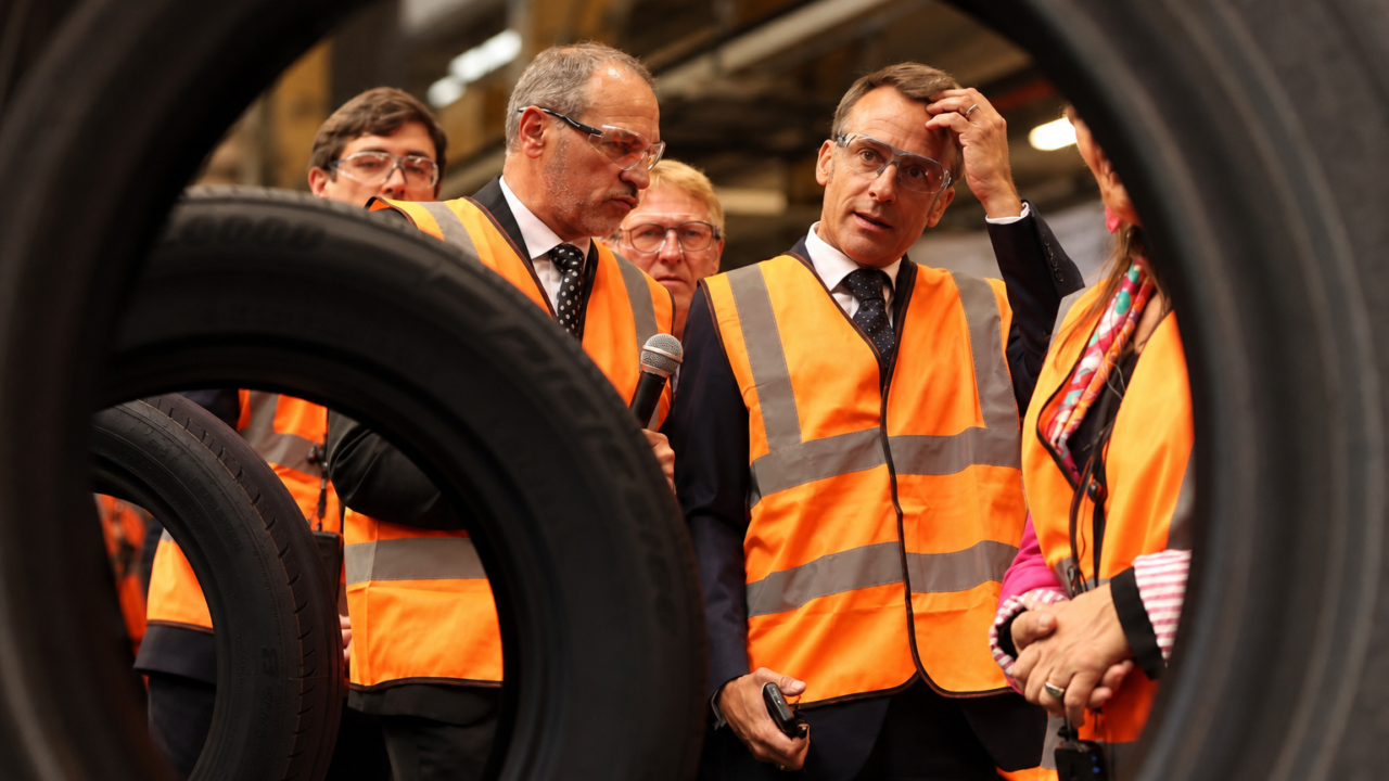 Goodyear Amiens industrial visit