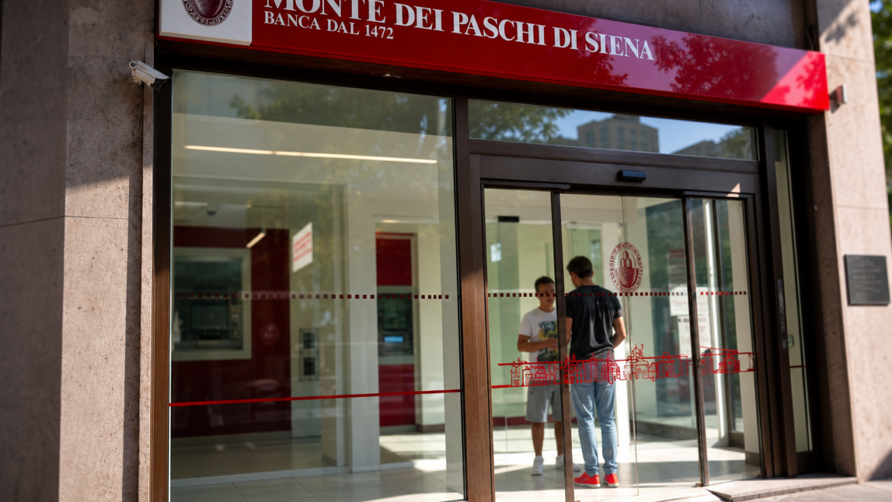 Banco BPM-style bank branch façade