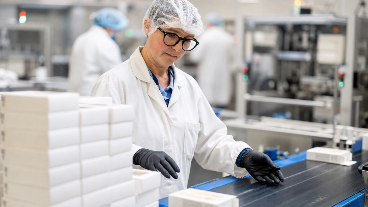Co-packing cosmétique en usine