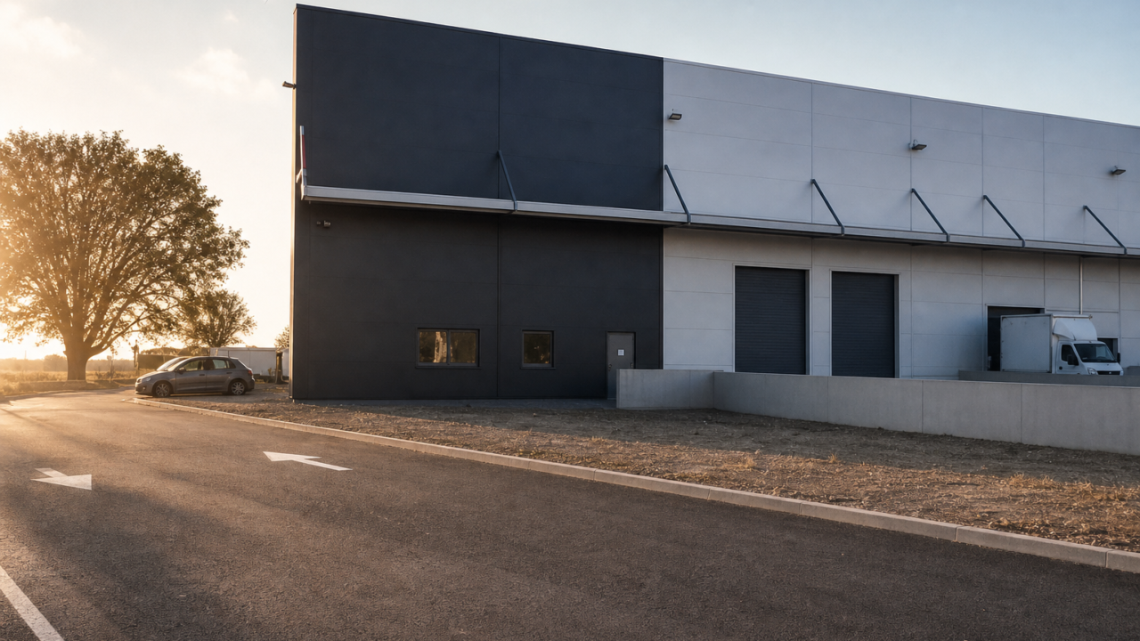 Usine industrielle en Gironde