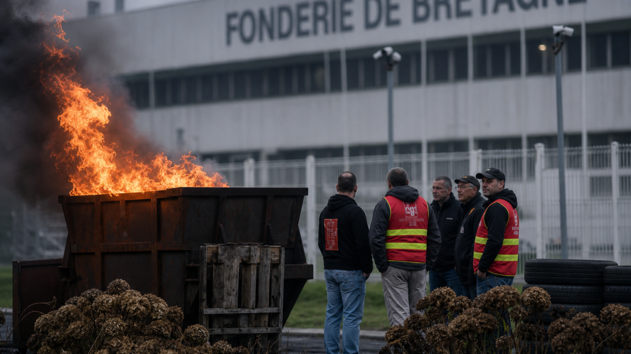 Fonderie de Bretagne en difficulté