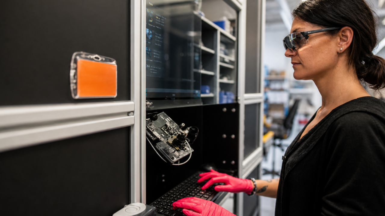 Lunettes connectées en laboratoire R&D