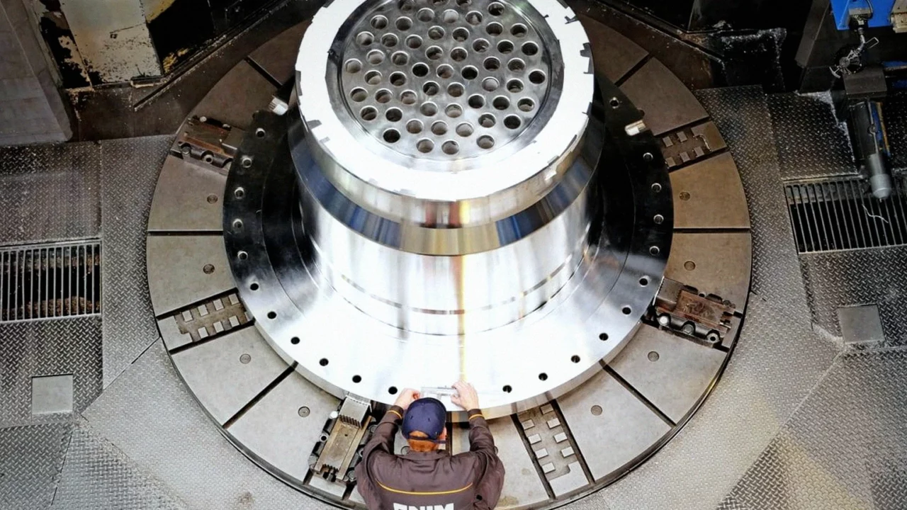 CNIM nuclear equipment machining