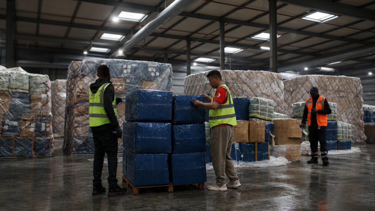 Entrepôt logistique et dépendances industrielles
