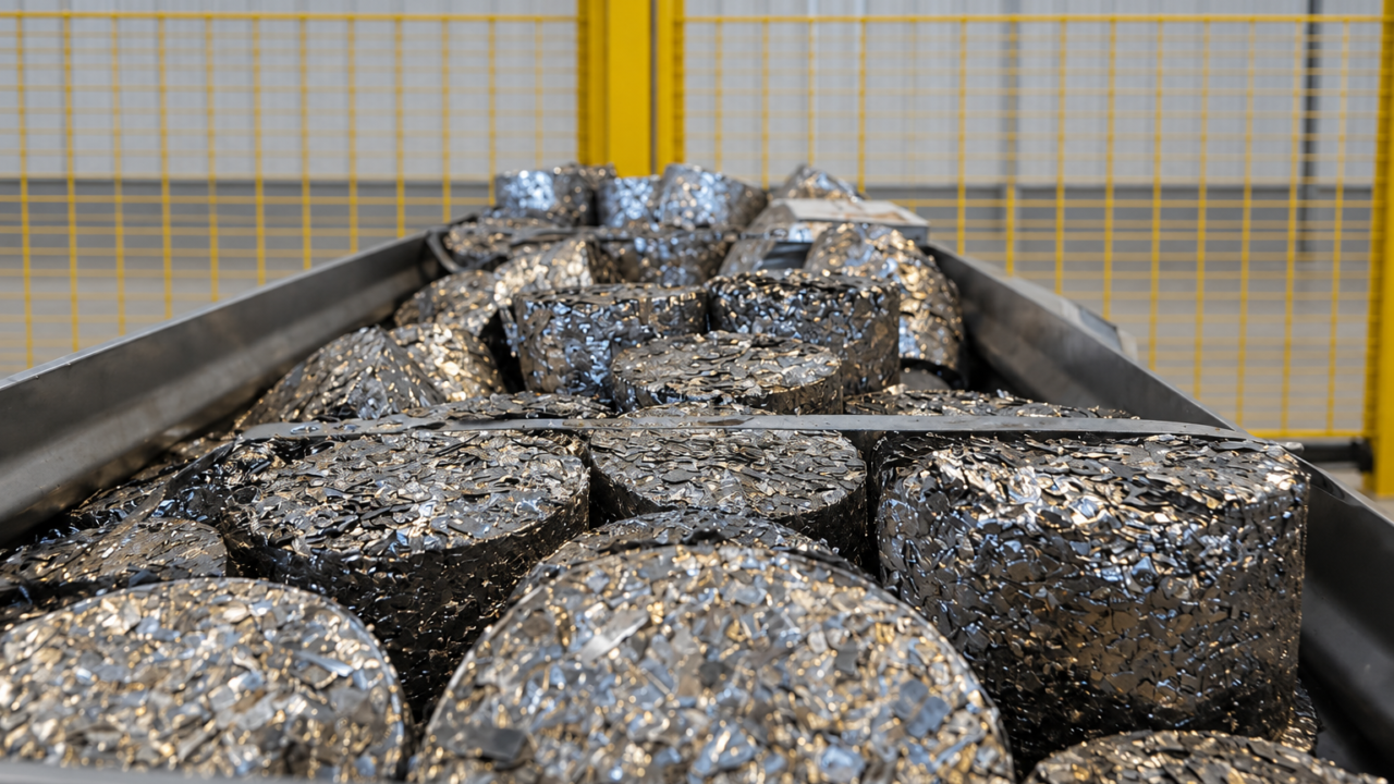 Recycled titanium scrap for aerospace refusion